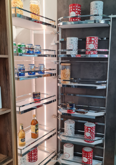 Bộ kệ đựng thực phẩm 6 tầng 500/1700mm TANDEM Hafele 545.94.632 photo review