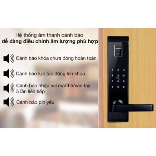 Âm thanh Khóa cửa điện tử Hafele EL9000-TCS 912.05.378