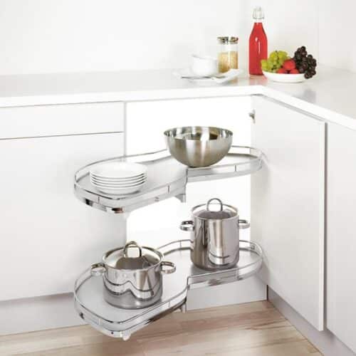 Bộ rổ góc LEMANS II Hafele 541.32.671, màu Crom 5 Ảnh bộ rổ góc LEMANS II Hafele 541.32.671, màu Crom