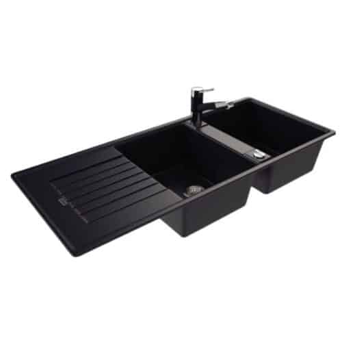 Chậu rửa bát Hafele Blancozia màu đen 8S 565.76.359