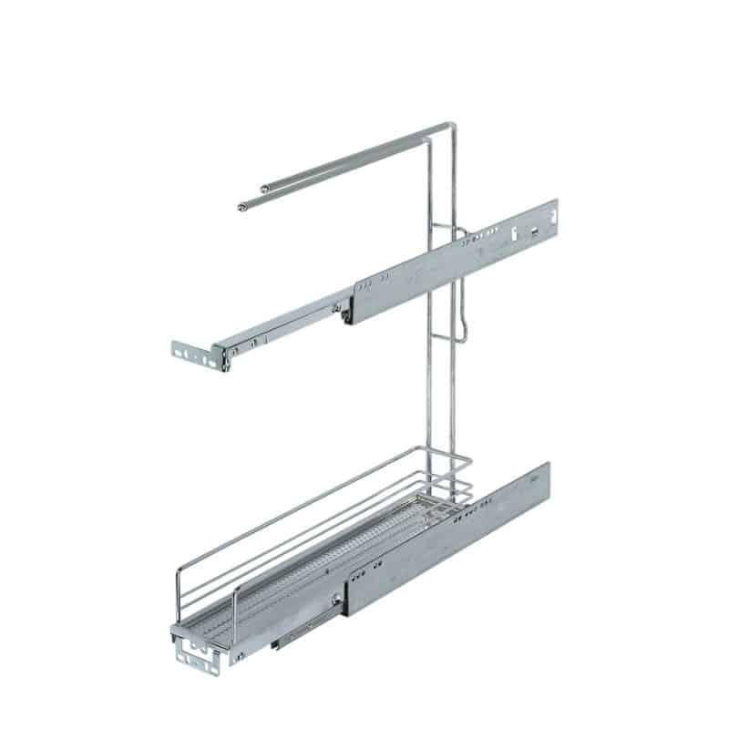 Ảnh bộ rổ kéo có thanh treo khăn cho tủ bếp dưới Hafele 545.61.063 Ảnh bộ rổ kéo có thanh treo khăn cho tủ bếp dưới Hafele 545.61.063