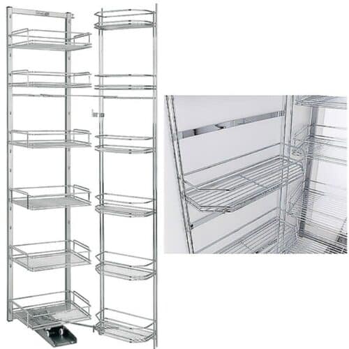 Rổ kéo 6 tầng Wire basket, rộng 600mm Hafele 545.94.142 4 Ảnh rổ kéo 6 tầng Wire basket, rộng 600mm Hafele 545.94.142