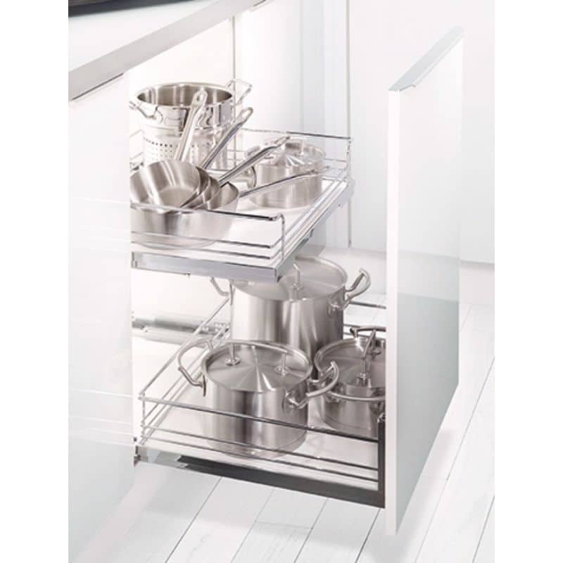 Ảnh rổ kéo tủ bếp dưới Hafele 540.24.607 Ảnh rổ kéo tủ bếp dưới Hafele 540.24.607