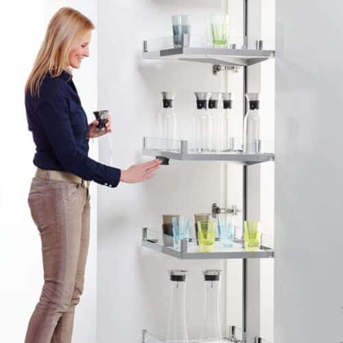 Bộ kệ 5 tầng CONVOY LAVIDO 450mm Hafele 549.62.904 5 Ảnh thực tế bộ kệ 5 tầng CONVOY LAVIDO 450mm Hafele 549.62.904