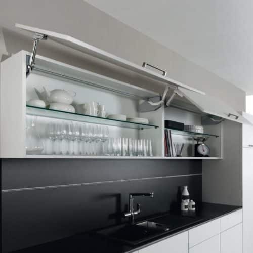 Bộ tay nâng FREE SWING Hafele 493.05.772, đen 3 Ảnh thực tế bộ tay nâng FREE SWING Hafele 493.05.772, đen