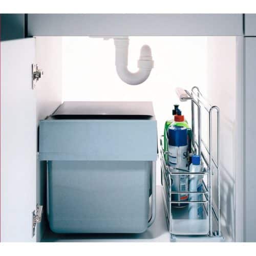 Ảnh thực tế rổ kéo đựng dụng cụ vệ sinh Portero 1 Hafele 545.48.260