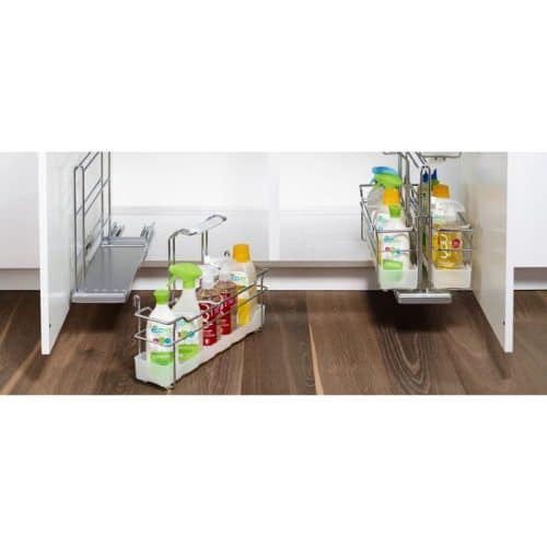 Ảnh thực tế rổ kéo đựng dụng cụ vệ sinh Portero 2 Hafele 545.48.261