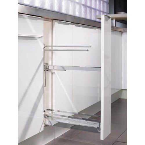 Bộ rổ kéo có thanh treo khăn cho tủ bếp dưới Hafele 545.61.063 3 Ảnh thực tế bộ rổ kéo có thanh treo khăn cho tủ bếp dưới Hafele 545.61.063