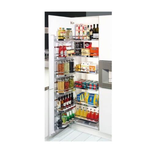 Ảnh thực tế rổ kéo 6 tầng Wire basket, rộng 450mm Hafele 545.94.102