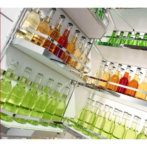 Ảnh thực tế bộ kệ đựng thực phẩm 6 tầng 500/1700mm TANDEM Hafele 545.94.632