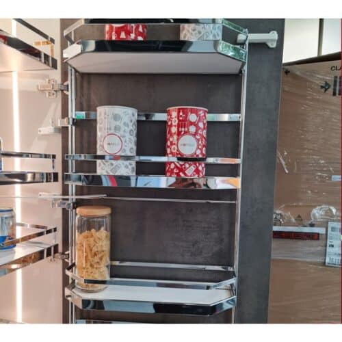 Ảnh thực tế bộ kệ đựng thực phẩm 6 tầng 600/1700mm TANDEM Hafele 545.94.652