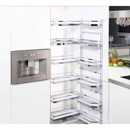 Ảnh thực tế bộ kệ đựng thực phẩm 6 tầng 600/1700mm TANDEM Hafele 545.94.652