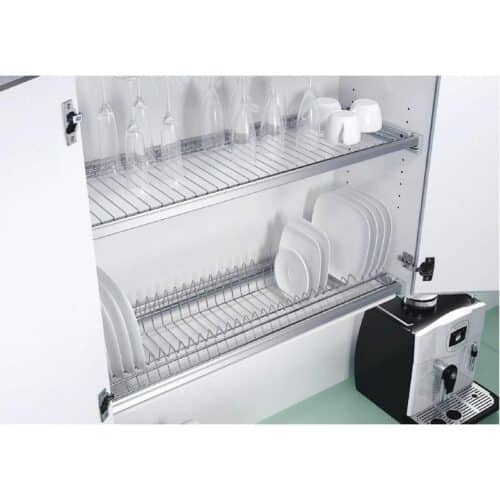 Ảnh thực tế khay up chén đĩa Hafele 544.01.009 KT 864x263mm