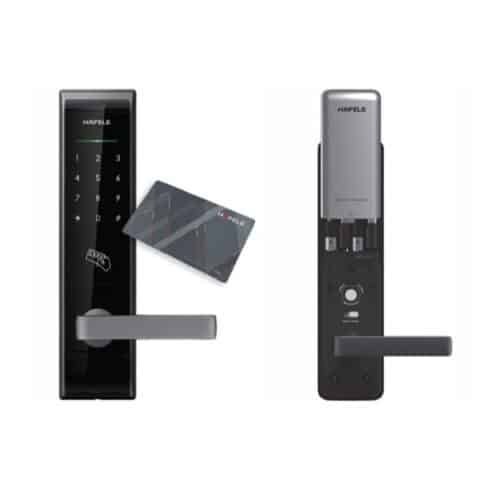 Ảnh thực tế Khóa điện tử Hafele EL8000 912.05.367 màu bạc