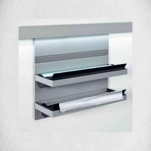 Ảnh thực tế phụ kiện nhà bếp treo tường LINERO MOSAIQ Hafele 521.02.570