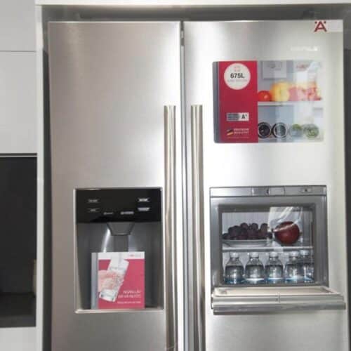 Ảnh thực tế Tủ lạnh 2 cửa Hafele HF-SBSIB 534.14.250