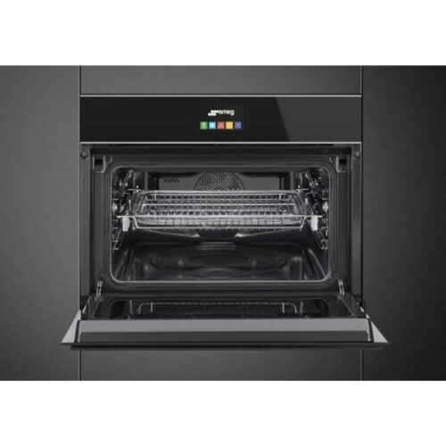 Bên trong của lò nướng kết hợp vi sóng Hafele Smeg SF4604PMCNX 535.64.543