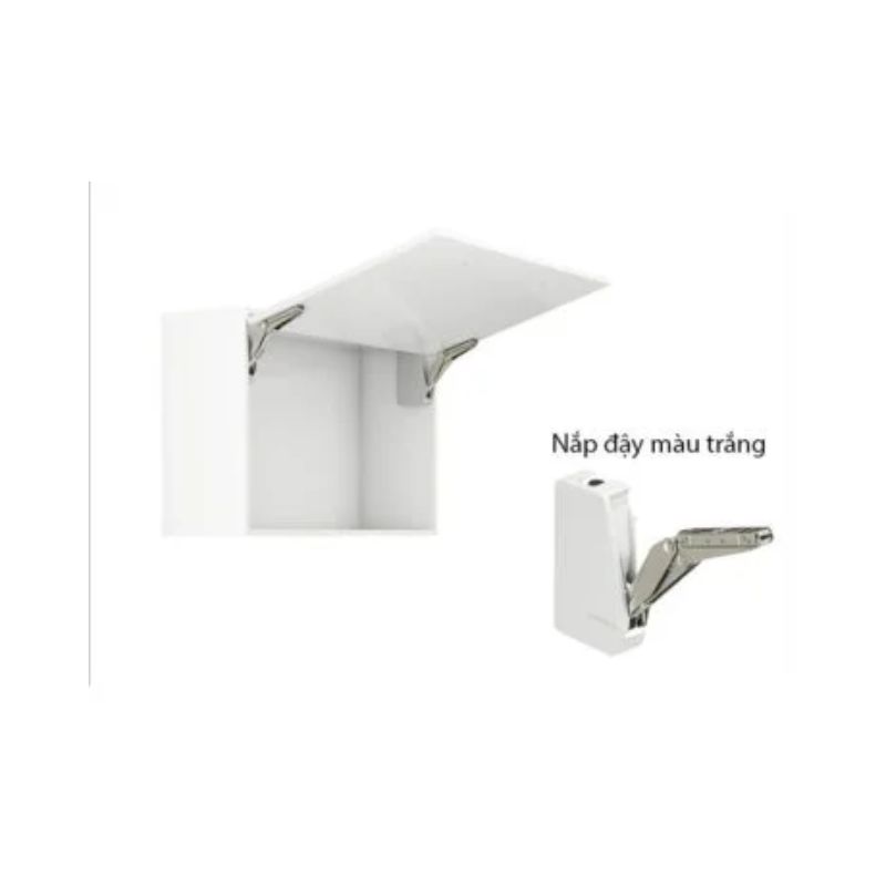 Bộ tay nâng FREE FLAP 1.7 Hafele 493.05.821 nắp trắng Bộ tay nâng FREE FLAP 1.7 Hafele 493.05.821 nắp trắng