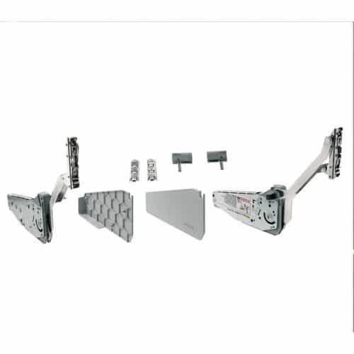 Cấu tạo bộ tay nâng FREE UP Hafele 493.05.803 nắp xám