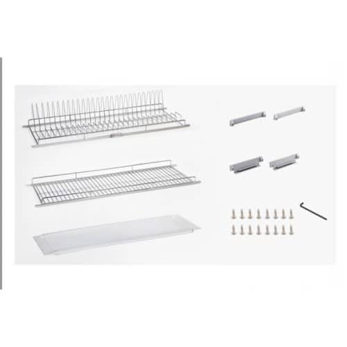 Giá úp bát đĩa Hafele 544.06.025 inox 304 cho tủ rộng 700mm 5 Cấu tạo giá úp bát đĩa Hafele 544.06.025 inox 304 cho tủ rộng 700mm