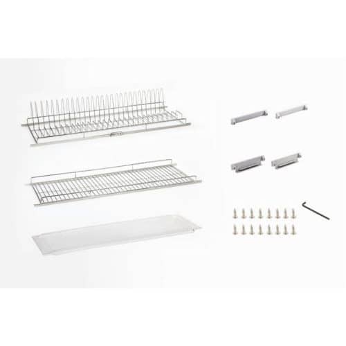 Cấu tạo giá úp bát đĩa Hafele 544.06.027 inox 304 cho tủ rộng 900mm