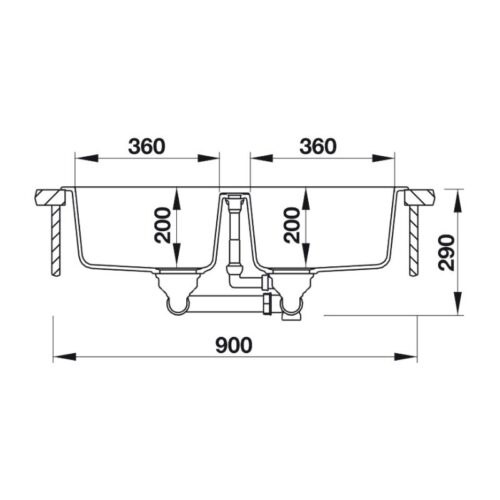 thông số kỹ thuật của Chậu đá Hafele Galba HS-GD8650 570.36.500