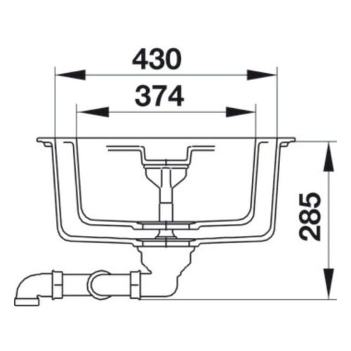 thông số kỹ thuật của Chậu đá Hafele Galba HS-GDD11650 570.35.470
