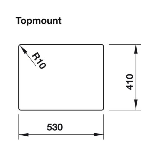 kích thước của Chậu đá Hafele Galba HS-GS5543 570.35.430