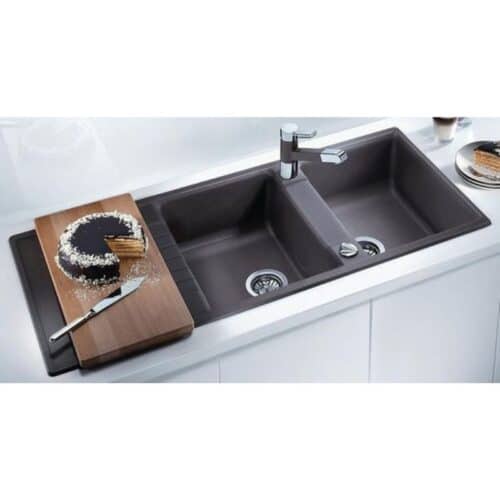 Chậu rửa bát Hafele Blancozia màu xám 8S 565.76.959