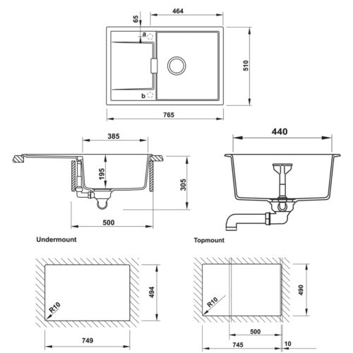 chau rua bat hafele hs20 gkd1s60 570 30 130 1