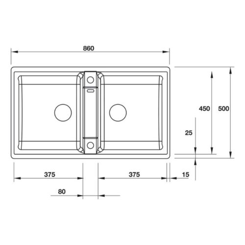 Chậu rửa chén bát Hafele 567.68.940 5 kích thước của Chậu rửa chén bát Hafele 567.68.940
