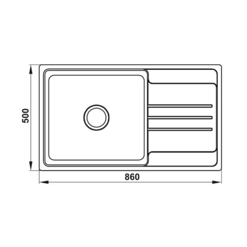 thông số của Chậu rửa chén bát Hafele Valerian HS-SS8650 567.20.266
