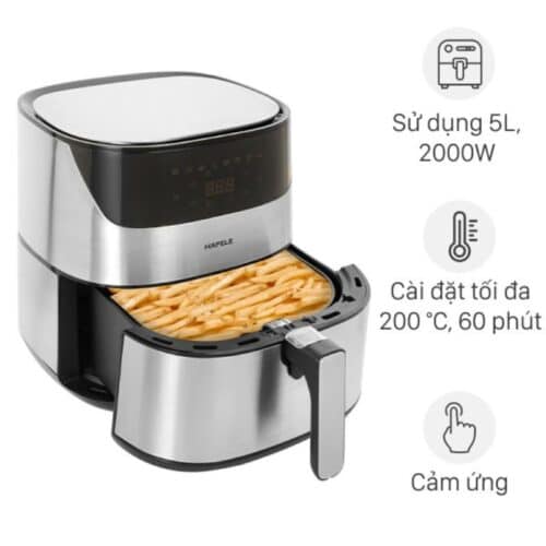 Công dụng nồi chiên không dầu 5L Hafele AF-T5A 535.43.712