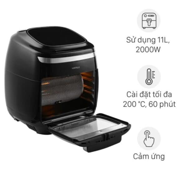 Công dụng nồi chiên không dầu Hafele AF-602A 535.43.711