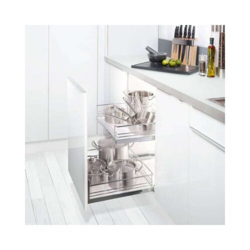 Bộ rổ kéo ARENA gắn cánh Hafele 540.24.503 cho tủ rộng 400mm