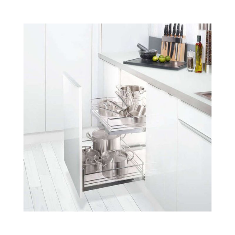 Bộ rổ kéo ARENA gắn cánh Hafele 540.24.507 cho tủ rộng 600mm Bộ rổ kéo ARENA gắn cánh Hafele 540.24.507 cho tủ rộng 600mm