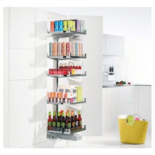 Ảnh thực tế phụ kiện tủ bếp Hafele 549.72.106 bộ CONVOY PREMIO 600/1900-2000mm, phải