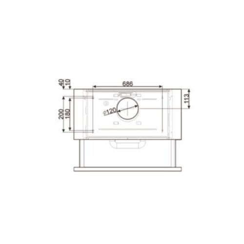 Kích thước Máy hút mùi âm Hafele Smeg KSET92E 536.84.872