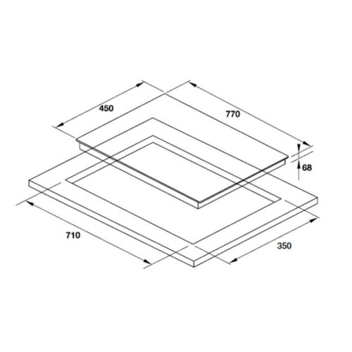 Kích thước bếp từ Hafele 536.01.805