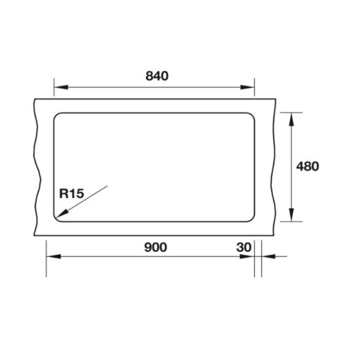 Chậu rửa bát đá Hafele Blancozia 9 567.68.349