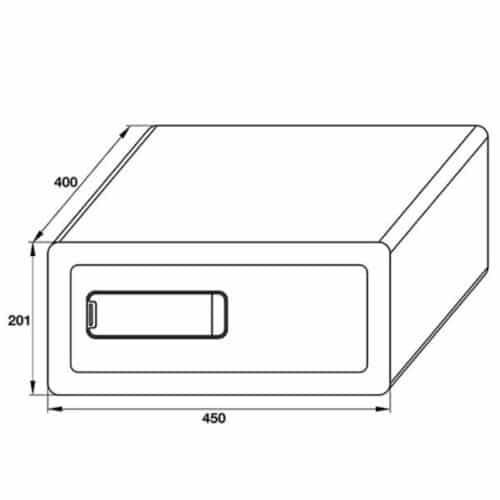 Két sắt Hafele SB-700 836.28.380 6 Kích thước Két sắt Hafele SB-700 836.28.380