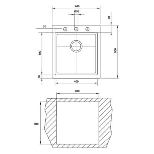 Chậu rửa bát Haffele HS G4650 565.84.261