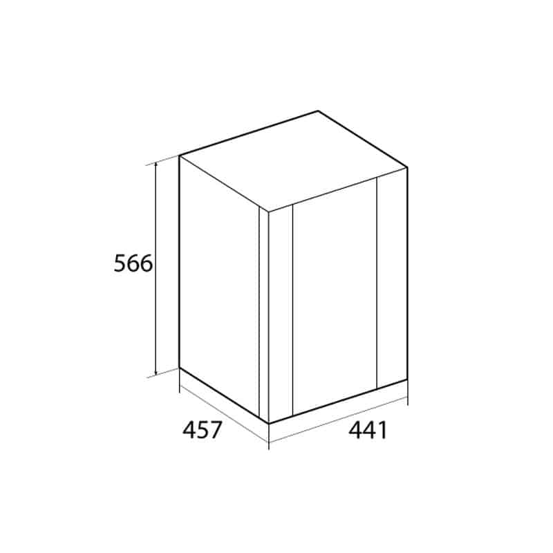 Kích thước Tủ lạnh mini Hafele HF-M30G 536.14.001 Kích thước Tủ lạnh mini Hafele HF-M30G 536.14.001