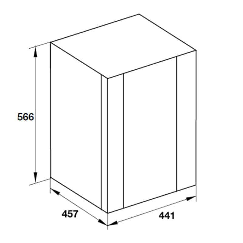 Kích thước Tủ lạnh mini Hafele HF-M30S 536.14.000 Kích thước Tủ lạnh mini Hafele HF-M30S 536.14.000