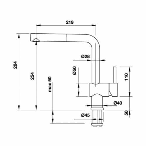 Vòi rửa bát Hafele BlancoLinus-S 565.68.950