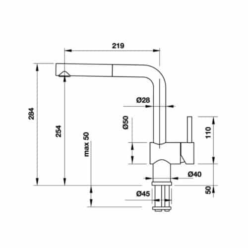 Vòi rửa bát Hafele BLANCOLINUS-S 565.68.650 3 Vòi rửa bát Hafele BLANCOLINUS-S 565.68.650
