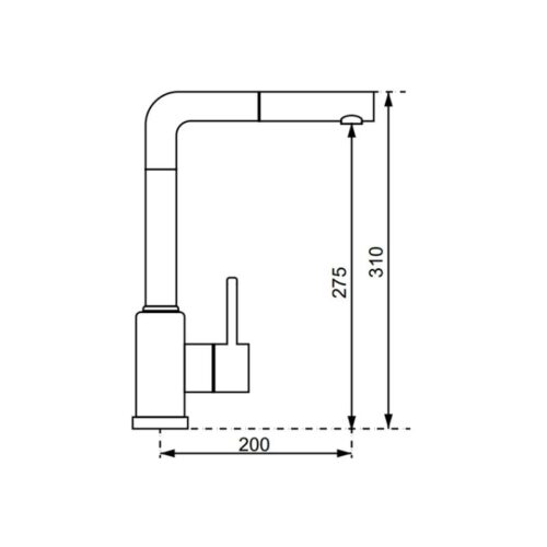 Vòi rửa bát Hafele HF-GM401 569.15.401