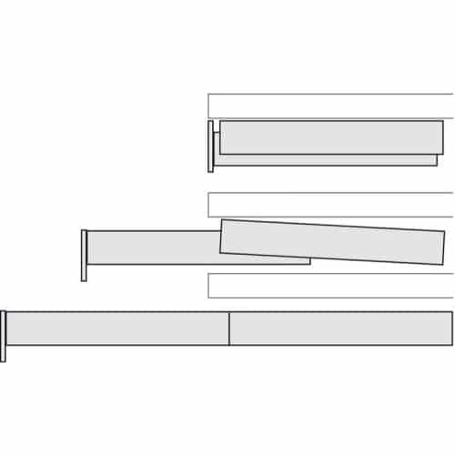 Lắp đặt khung thép 30kg, không có mặt bàn Hafele 505.70.200