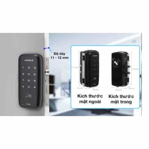 Khóa cửa điện tử Hafele ER4400-TCR 912.05.701 3 Lắp đặt Khóa cửa điện tử Hafele ER4400-TCR 912.05.701