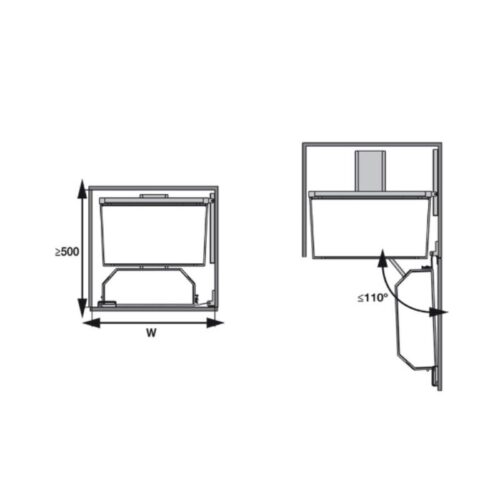 Lắp đặt phụ kiện tủ bếp Hafele 545.93.436